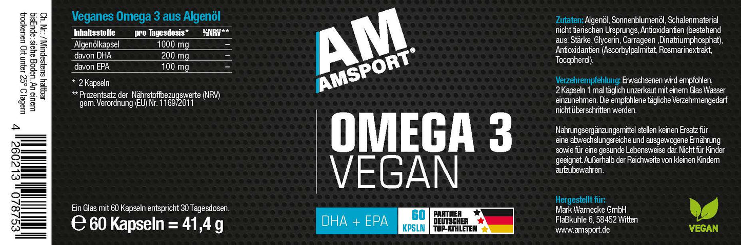 veganes Omega 3 60 Kapseln